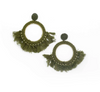 Kasja Earrings- Olive