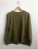 Embossed Sweat- Khaki