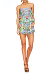 Shoestring Strap Playsuit- Bahia Bliss