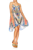 Short Shoestring Strap Kaftan- Meet Me Here