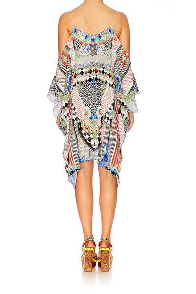 Short Shoestring Strap Kaftan- Meet Me Here