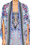 Open Front Cardi Cape- Threads Of Cosmos