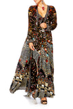 Long Dress W/ Tie Front- Chamber Of Reflections