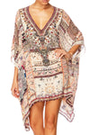 Rectangular V Neck Kaftan- On The Road