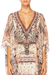 Rectangular V Neck Kaftan- On The Road