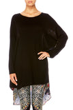 Long Sleeve Jumper W/ Printed Back- Chamber Of Reflections