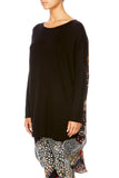 Long Sleeve Jumper W/ Printed Back- Chamber Of Reflections