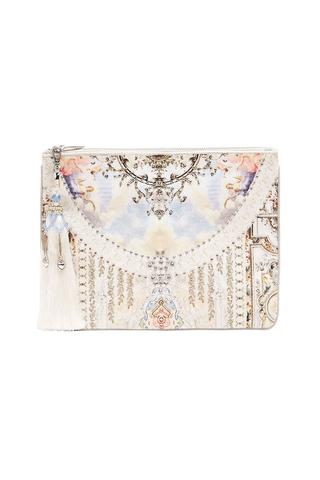 Small Canvas Clutch- Crystal Castle