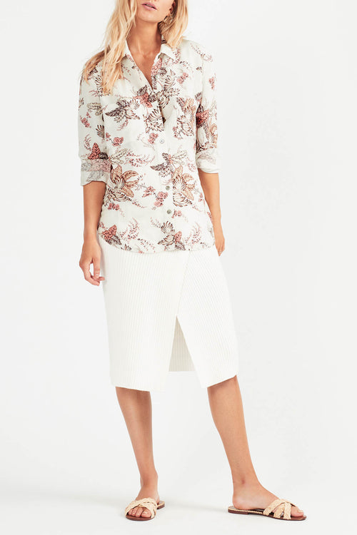 Mazari Shirt- Ivory