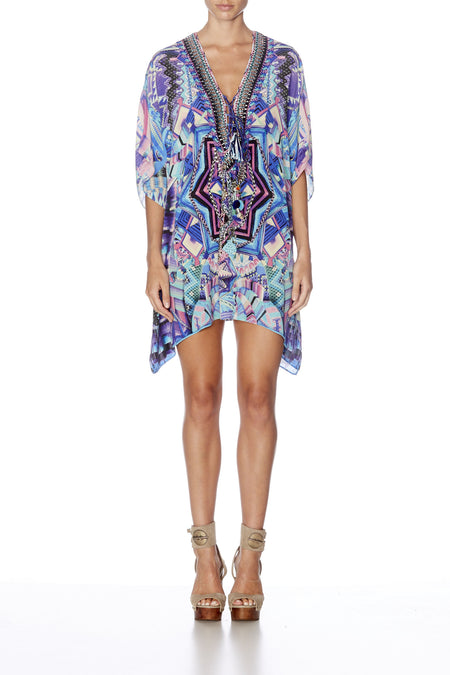 Shoestring Strap Kaftan- Salvador Secrets