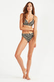 Kamika Elle Bra Bikini Top- Leopard