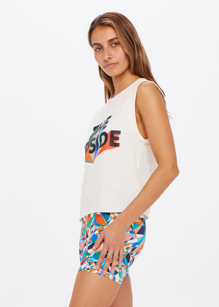 INFINITE CROPPED MUSCLE TANK