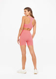 Soft Seamless Spin Short- Guava