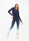 Seamless Midi Pant- Indigo