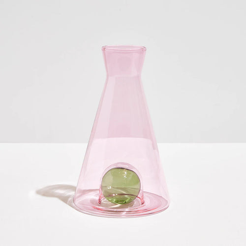 VICE VERSA CARAFE - PINK + GREEN