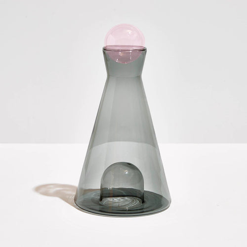 VICE VERSA CARAFE - SMOKE + PINK