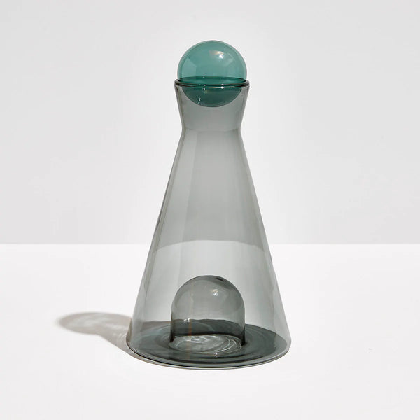 Vise Versa Carafe- Smoke + Teal