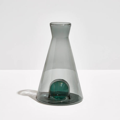 Vise Versa Carafe- Smoke + Teal
