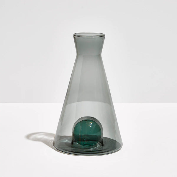 Vise Versa Carafe- Smoke + Teal