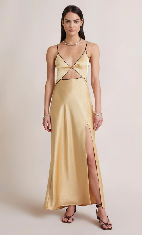 Hazel Maxi Dress- Wheat