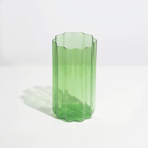 Wave Vase- Green