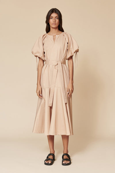 Hiti Dress in paled bark
