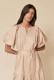Hiti Dress in paled bark