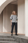 Blus Top- Vintage Check