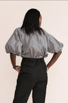 Blus Top- Vintage Check