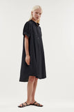 Tillhora Shirt Dress- Coal