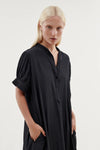 Tillhora Shirt Dress- Coal