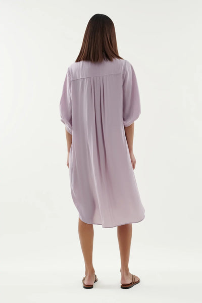 VISE SHIRT DRESS - LILAC TINT