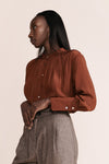 Kvinno Shirt- Rust