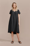 Tjana Tee Dress- Coal