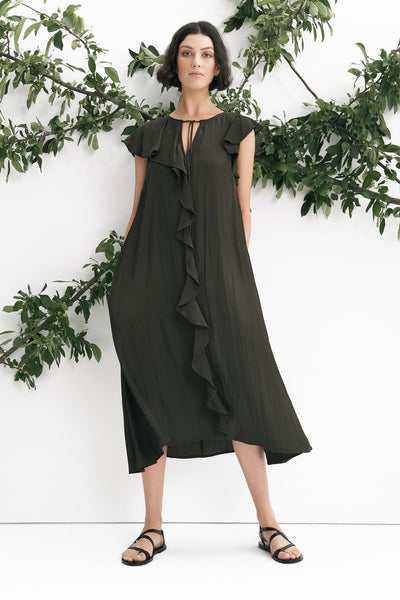 Kirja Dress- Olive