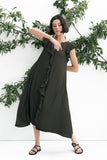 Kirja Dress- Olive