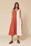 Spliced Flata Dress