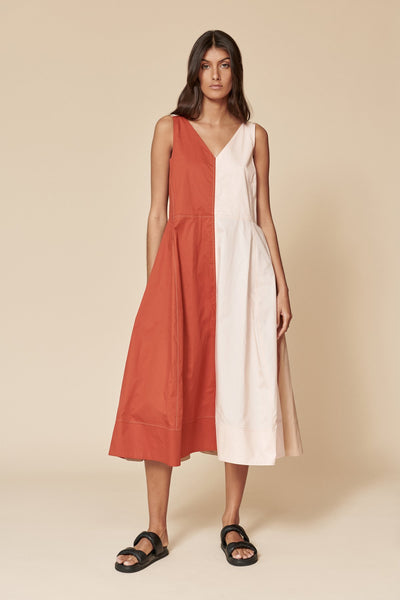 Spliced Flata Dress