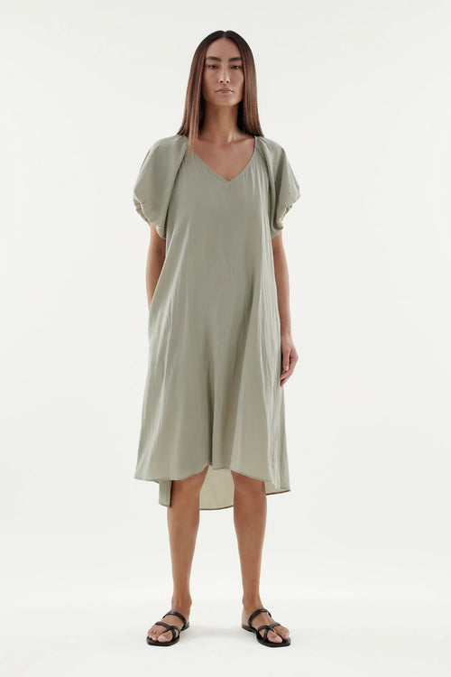 VIV DRESS - DRIED SAGE