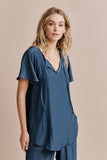 Laulu Tee- Ink Blue
