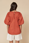 Iver Top in Red Ochre