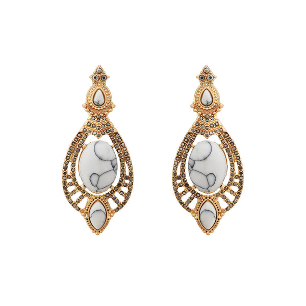 Whisper Sea Drop Earring- Gold