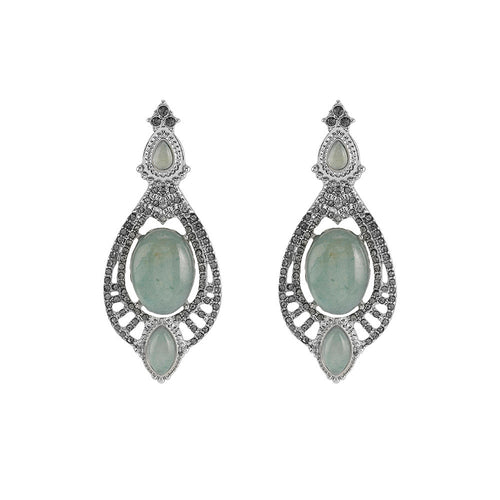 Whisper Sea Drop Earring- Silver