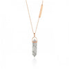 Mineral Necklace- White Howlite