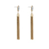 Wildest Dreams Grand Tassel Earring- White Howlite