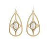 Wildest Dreams Hook Earrings- White Howlite