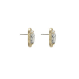 Wildest Dreams Stud Earrings- White Howlite