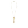 Wildest Dreams Pendant Necklace- White Howlite