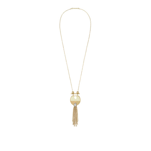 Wildest Dreams Pendant Necklace- White Howlite