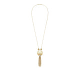 Wildest Dreams Pendant Necklace- White Howlite